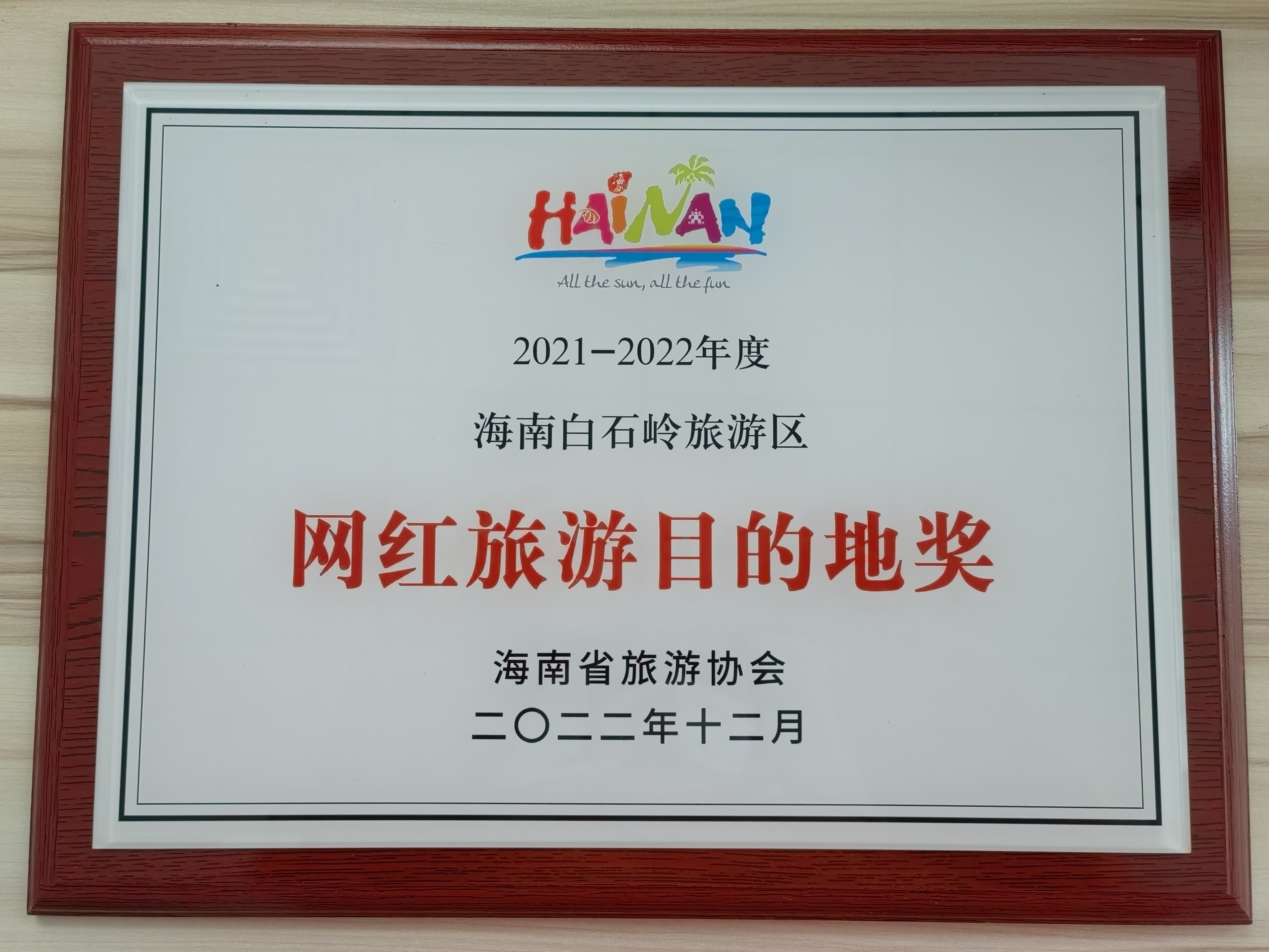 网红旅游目的地奖